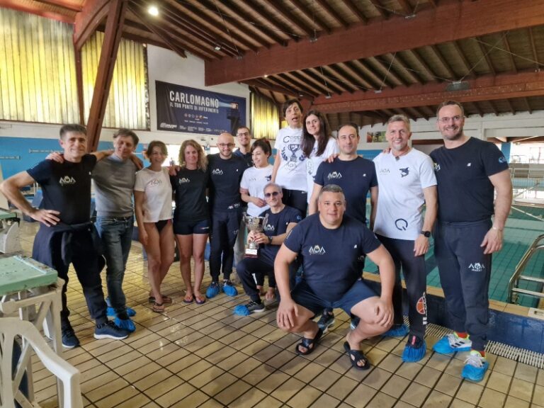 Nuoto, master Fin 2023: successo per Cosenza AQA
