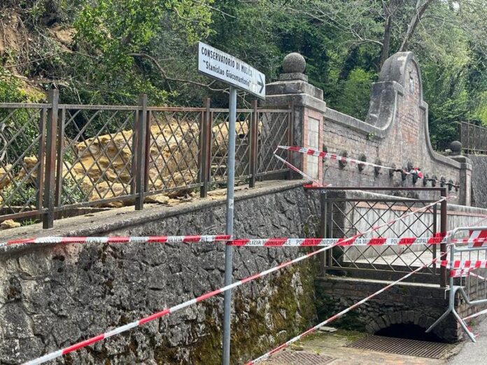 cosenza frana fontana 13 canali