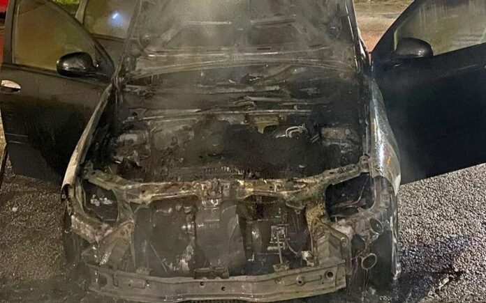 incendio auto corigliano rossano