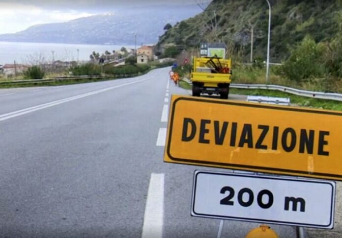 lavori frana statale 18