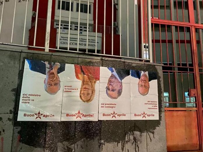 manifesti napoli 25 aprile