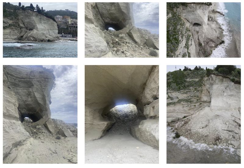 crollo costone tropea_foto