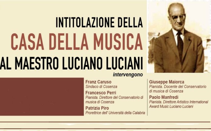 casa della musica al maestro Luciano Luciani
