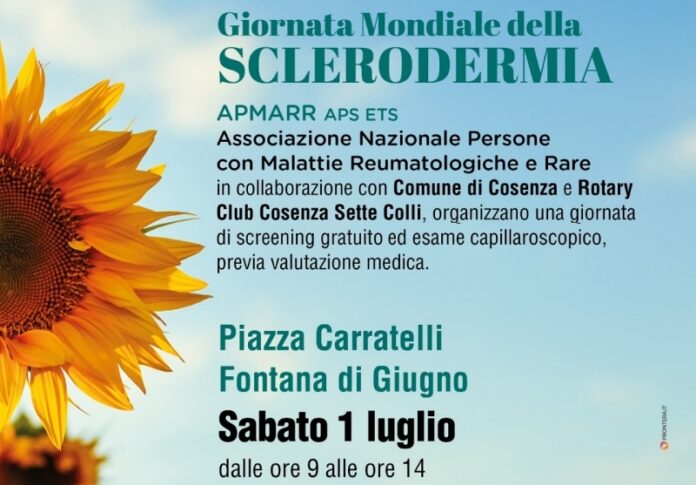 Sclerosi sistemica screening gratuiti Cosenza