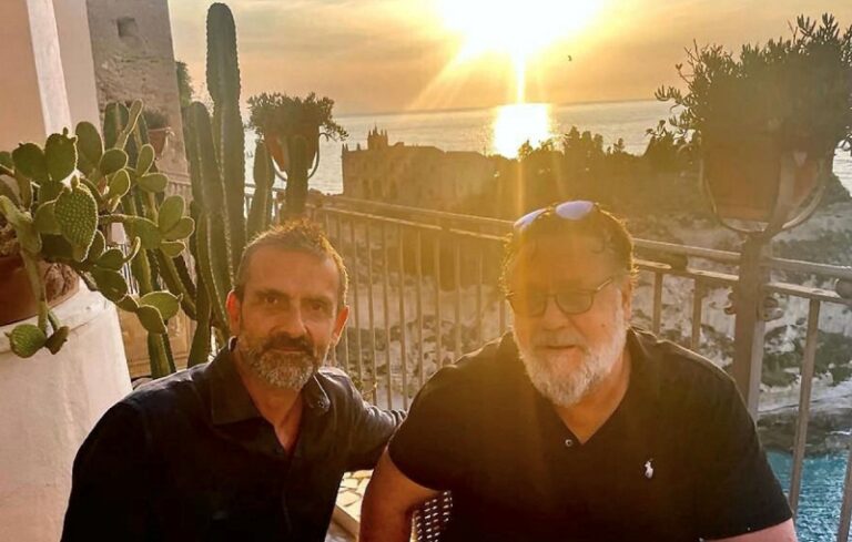 Russell Crowe Tropea in Calabria