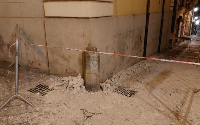 crollo cornicione vibo