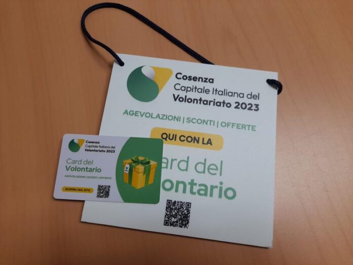 csv card cosenza agevolazioni volontari