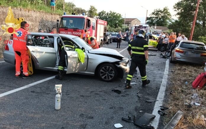 incidente auto luzzi