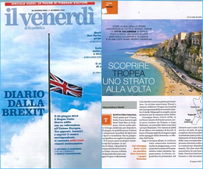 tropea su Venerdì di Repubblica