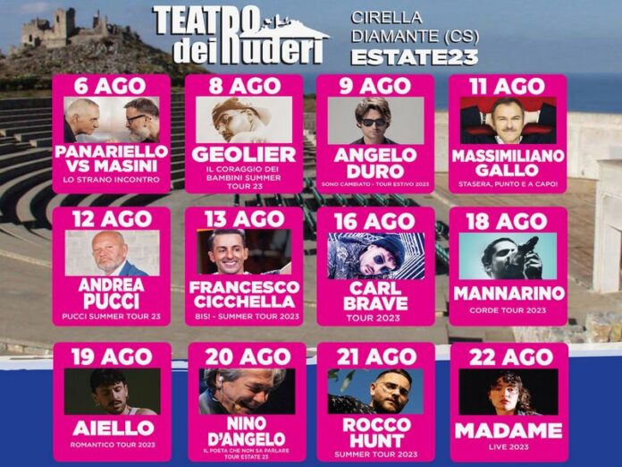 Teatro dei Ruderi di Diamante 2023
