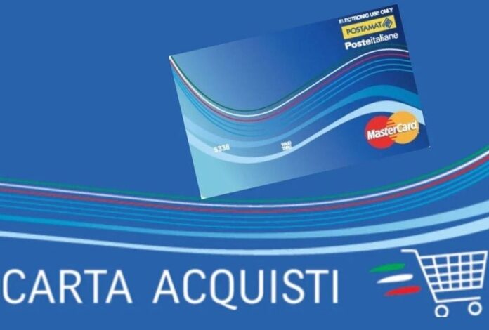 carta acquisti famiglie