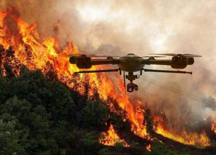 droni anticendio