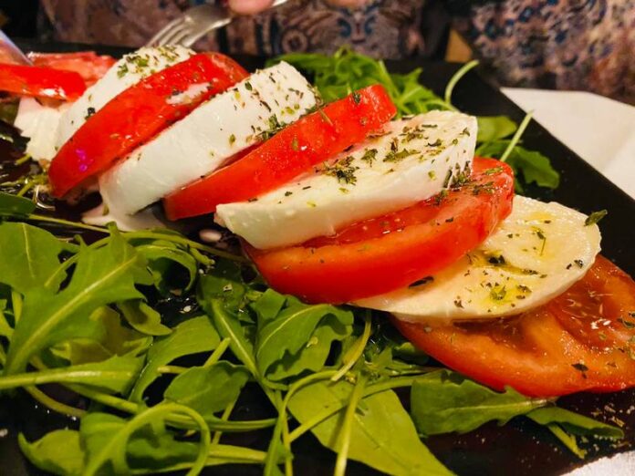 mozzarella silana e pomodoro belmonte