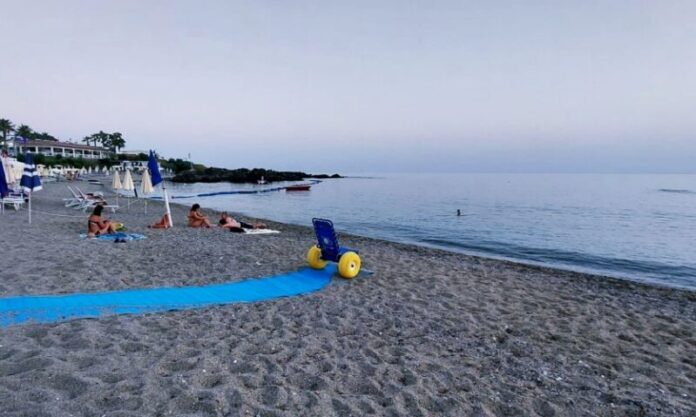 passerella sedia diversamente abili spiaggia