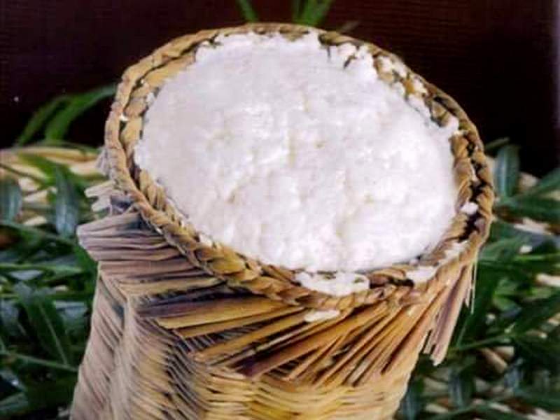 La ricotta “nta fasceja