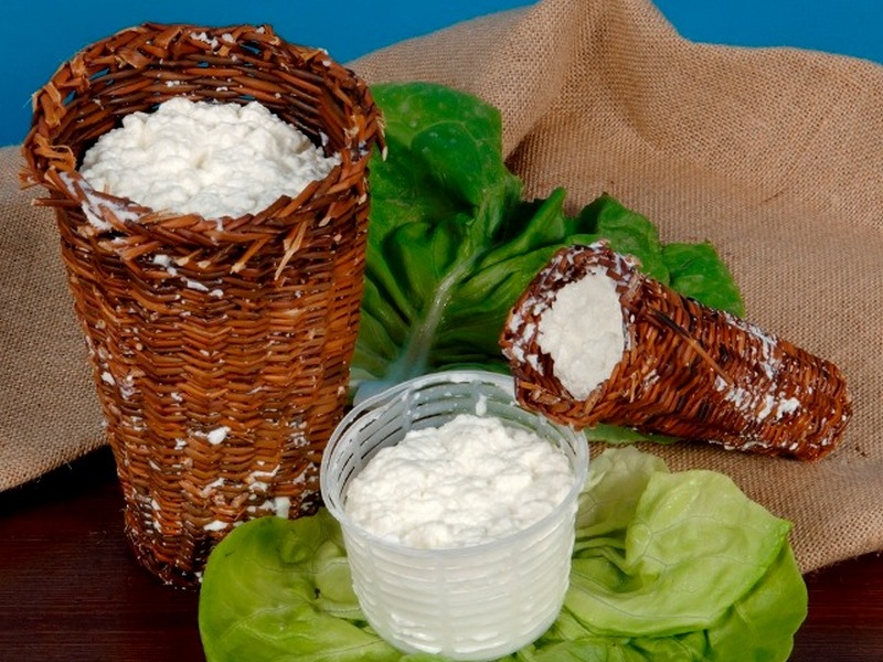 La ricotta “nta fasceja