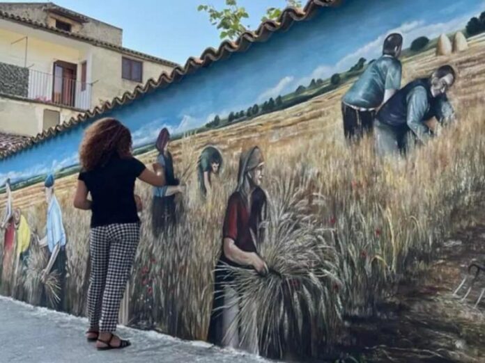Laino Borgo murale