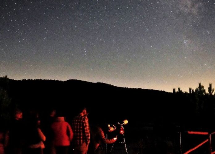 cielo stellato osservazione astronomica