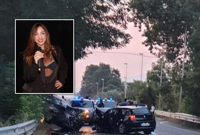 valentina crudo incidente stradale