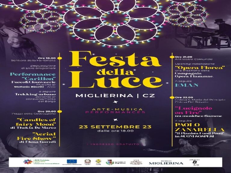 A Miglierina la prima edizione della “Festa della Luce” con Eman e Zanarella