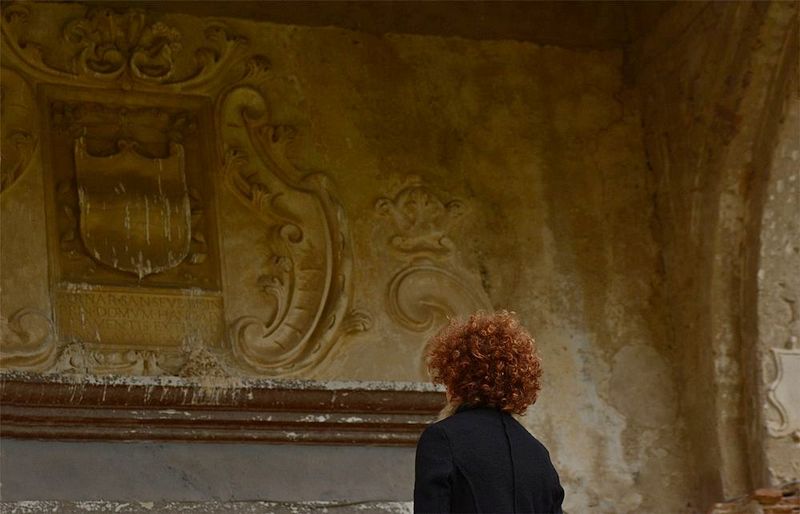 Lo stemma dei Principi Sanseverino di Bisignano, XVI sec., Castello San Mauro, Corigliano Calabro 