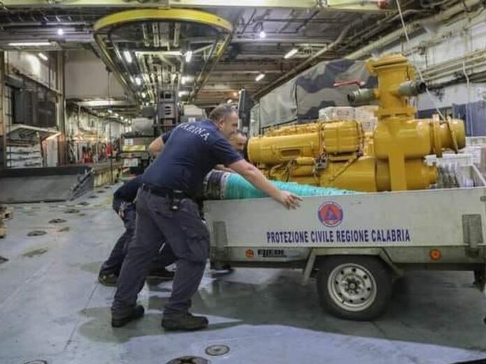 soccorsi protezione civile calabria