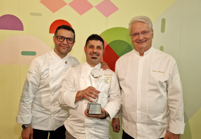 Damiano e Valentino Rizzo con Iginio Massari