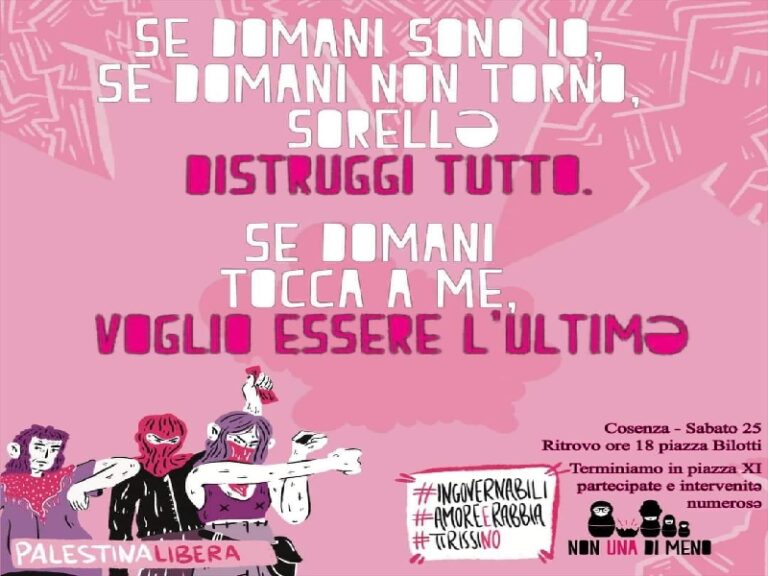 Giornata internazionale contro la violenza di genere, con più rabbia che mai. Non Una di Meno chiama la marea in piazza