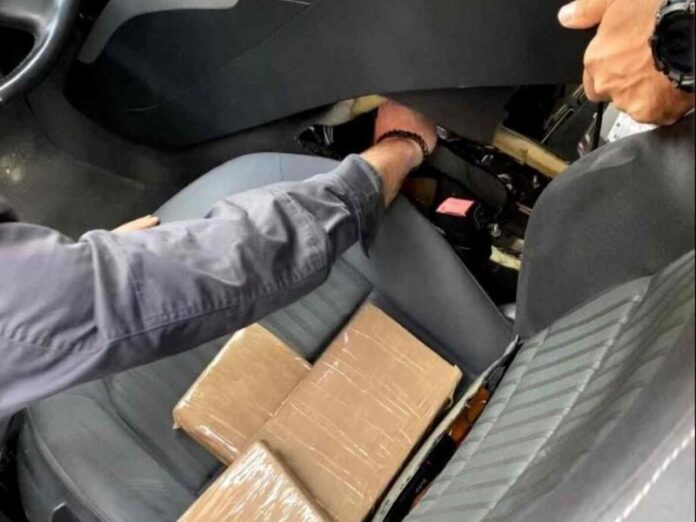 corriere droga falerna