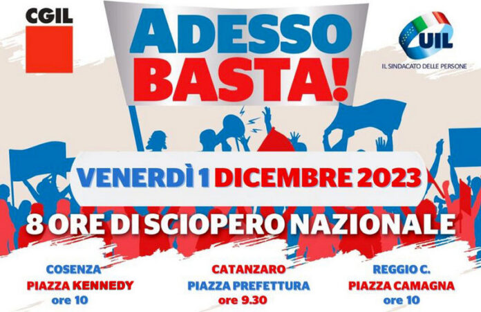 sciopero 1 dicembre