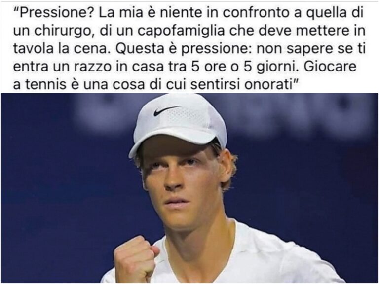 dichiarazioni sinner