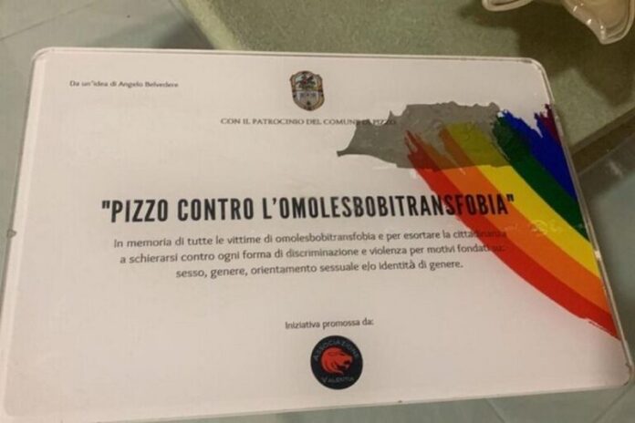 targa pizzo discriminazioni