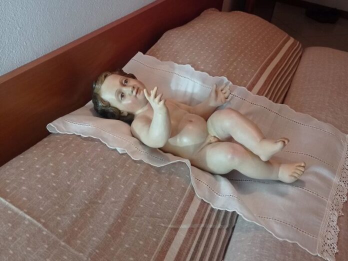 bambinello del 700 riprodotto in 3d unical