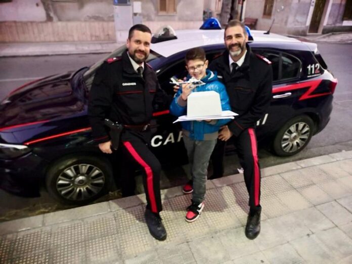 carabinieri locri bambino