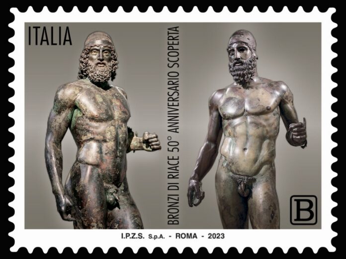 francobollo 50 bronzi riace