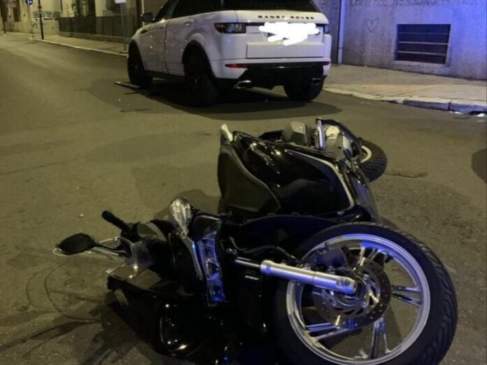 incidente scooter suv reggio