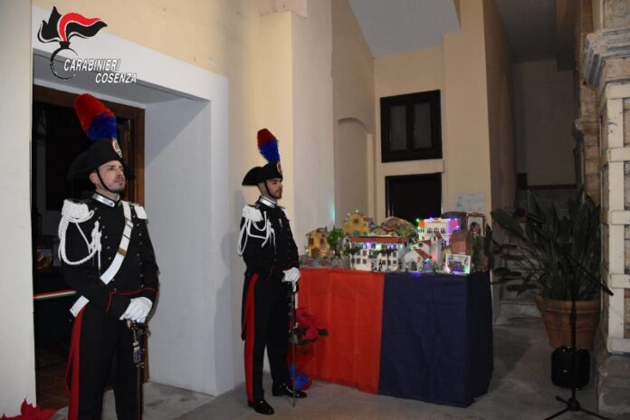mostra presepi caserma carabinieri Cosenza