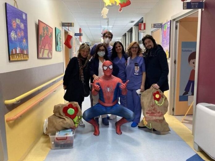 spiderman ospedale catanzaro