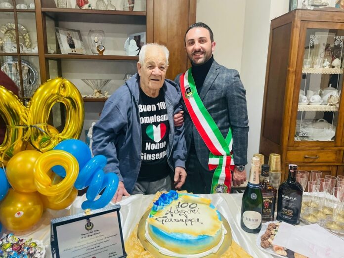 100 anni nonno giuseppe - aiello