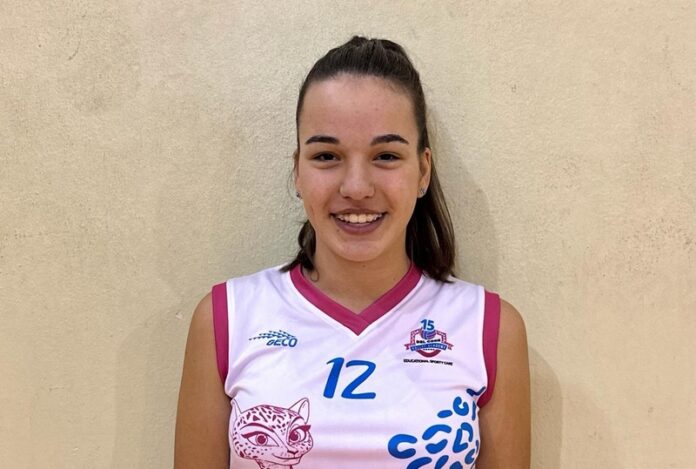 Victoria Oksyuk atleta Del Core Volley Academy