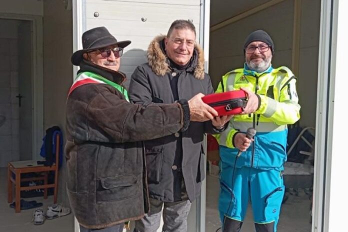 defibrillatore stadio scala coeli