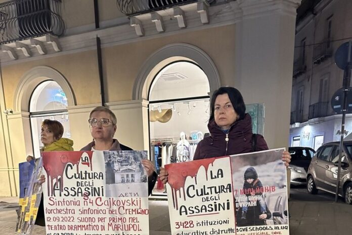 protesta ucraini lamezia