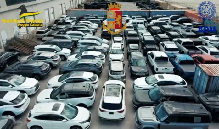 sequestro auto rubate porto gioia tauro