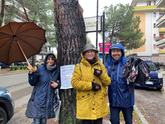volontari ambiente alberi rende