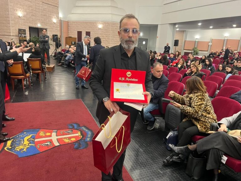 Il prestigioso premio “Gaeta” a Sergio Giannino Del Giudice