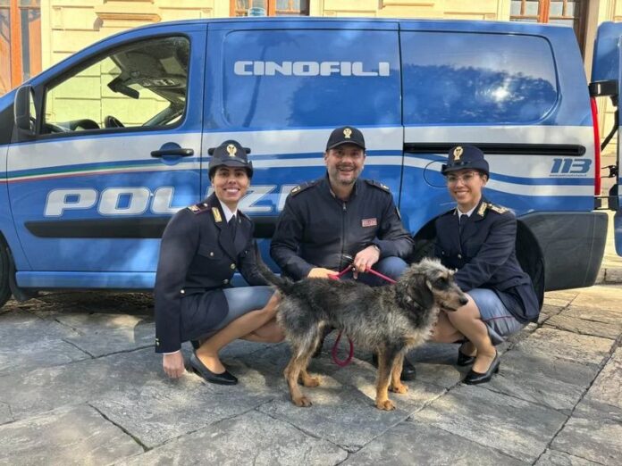 Lisa con la Squadra Cinofili