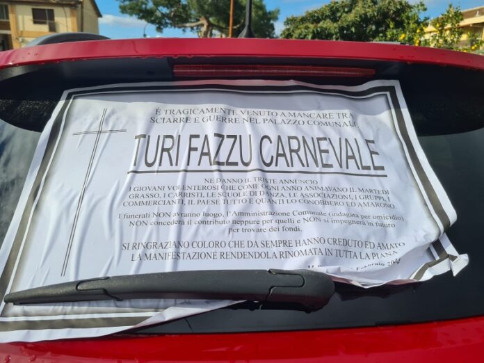 manifesto auto sindaco Melicucco