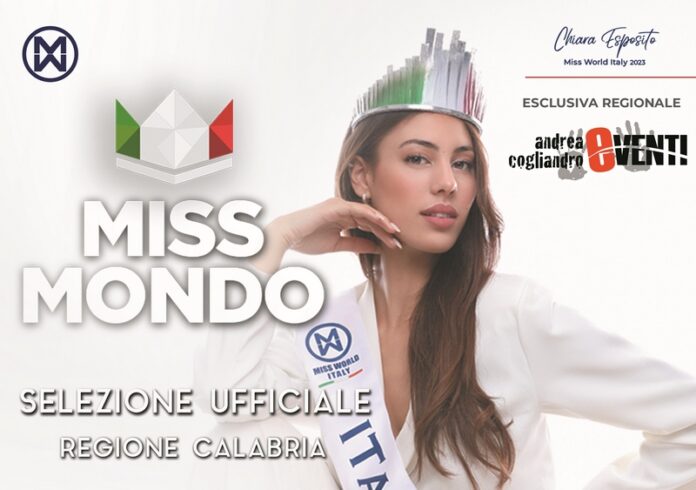 LOCANDINA 9 MARZO MISS MONDO CALABRIA