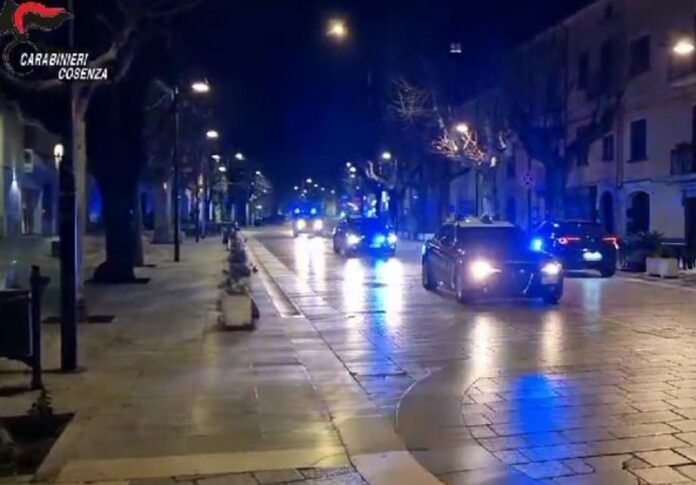 carabinieri notte castrovillari