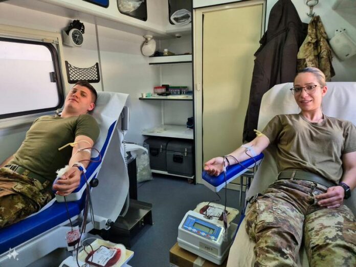 donazione sangue esercito calabria
